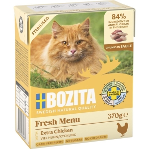 Bozita-Cat-Tetra-Recard-Hppchen-in-Sauce-Sterilised-mit-viel-Huhn-370g