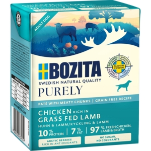 Bozita-Dog-Tetra-Purely-Pate-mit-Huhn--Lamm-370g