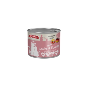 Amora-Cat-Dose-Fleisch-Pur-mit-Lachs--Forelle
