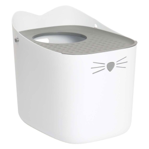 Catit-Pixi-Katzentoilette---grau