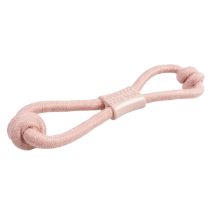 Duvoplus-Seil-8-Zugring-mit-Knoten--Gummi---Rosa