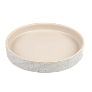 Duvoplus-flacher-Keramiknapf-Stone-Wavy-Dune