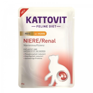Kattovit-PB-Feline-NiereRenal-Pate-mit-Huhn-85g
