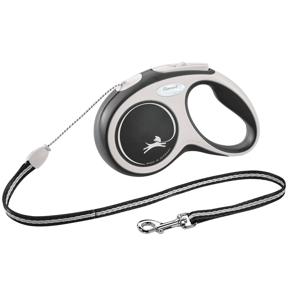 Bild 1 von FLEXI Rollleine New COMFORT Seil - 5m, bis 12kg  / (Variante) schwarz