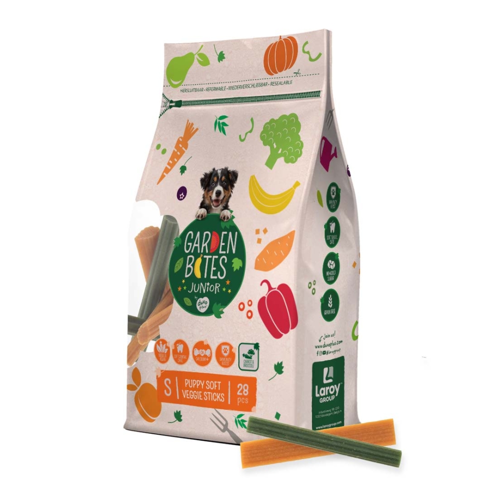Bild 1 von Garden Bites Puppy Soft Veggie Sticks  / (Variante) S 8cm / 28 Stück