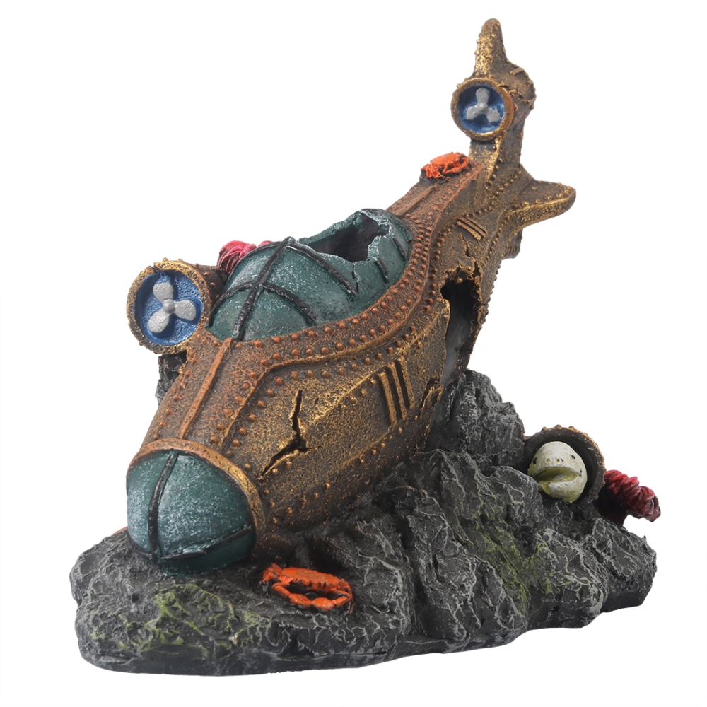 Bild 1 von Aqua Della Steampunk versunkenes U-Boot  / (Variante) S 14,7x8,9x13,3CM