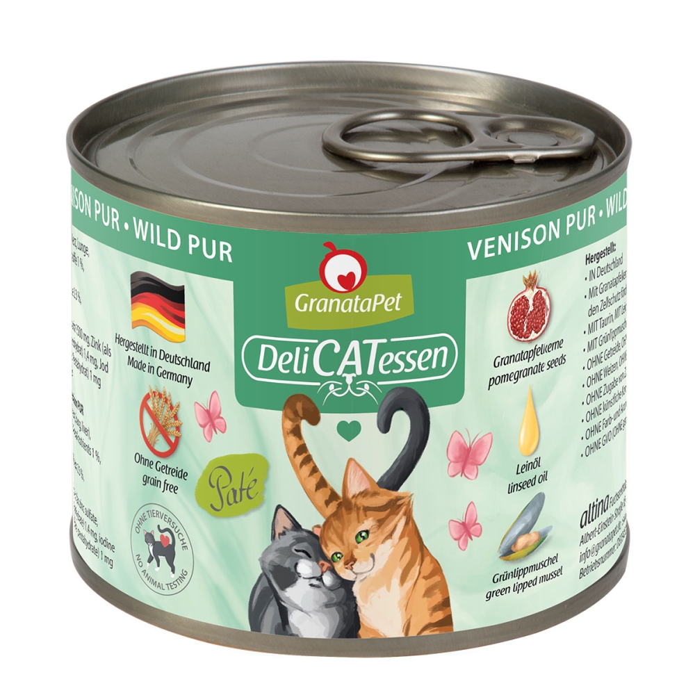 Bild 1 von GranataPet Delicatessen Dose Wild PUR  / (Variante) GranataPet Delicatessen Dose Wild PUR 800 g