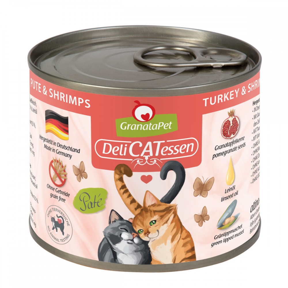 Bild 1 von GranataPet Delicatessen Dose Pute & Shrimps  / (Variante) GranataPet Delicatessen Dose Pute & Shrimps 200 g