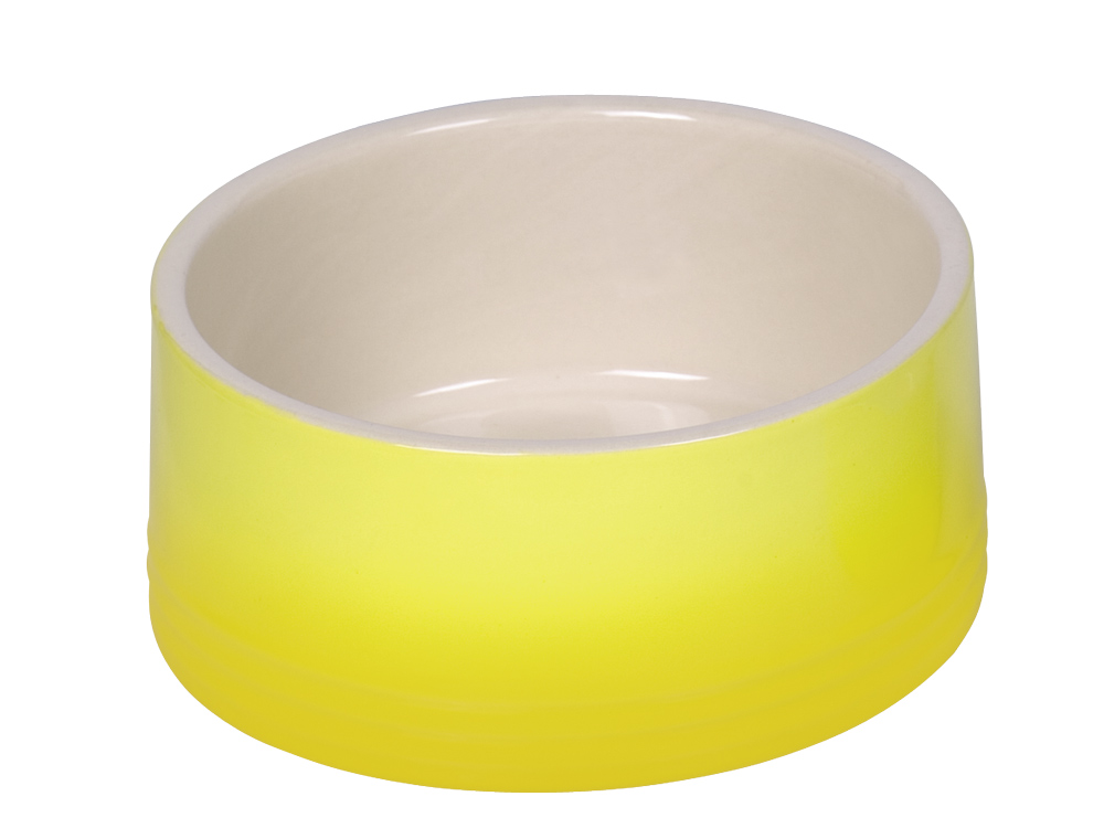 Bild 1 von Nobby Keramiknapf Gradient - gelb  / (Variante) 1100 ml / Ø 18 x 7 cm