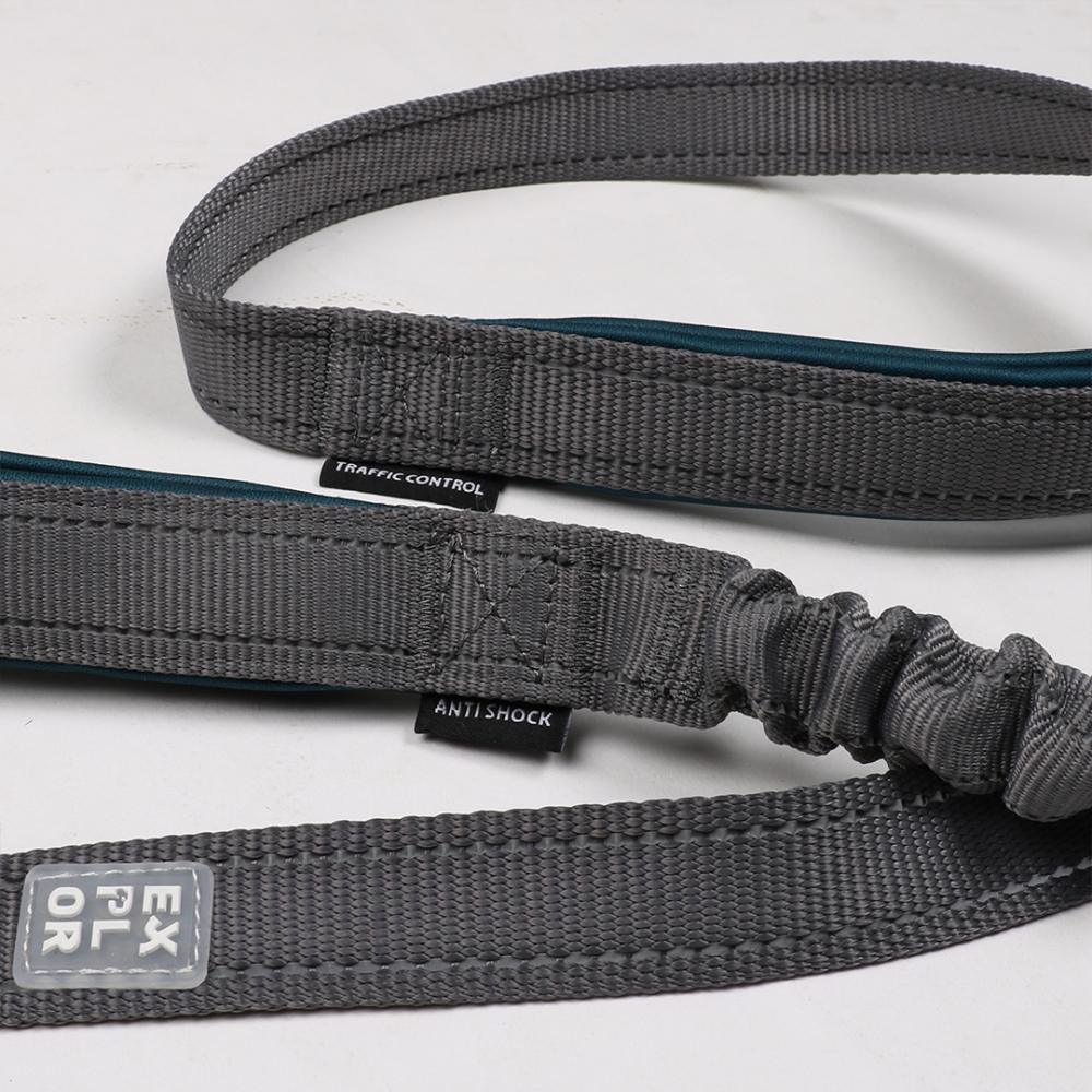 Bild 1 von Duvoplus EXPLOR Ultimate Fit 2in1 Leine Classic - petrol blue