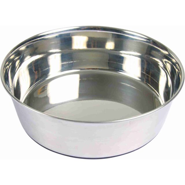 Bild 1 von Trixie Edelstahlnapf mit Gummiboden  / (Variante) 1,0 l/ø 17 cm