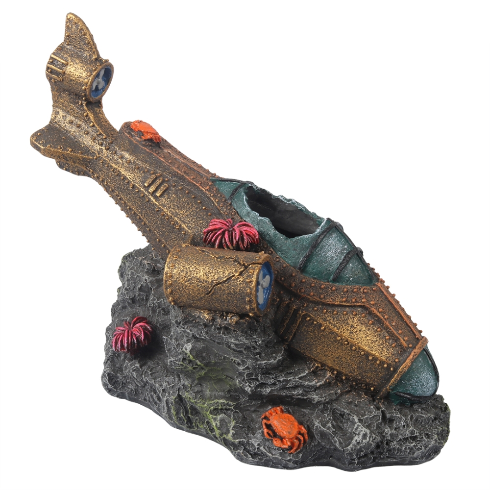 Bild 1 von Aqua Della Steampunk versunkenes U-Boot  / (Variante) S 14,7x8,9x13,3CM