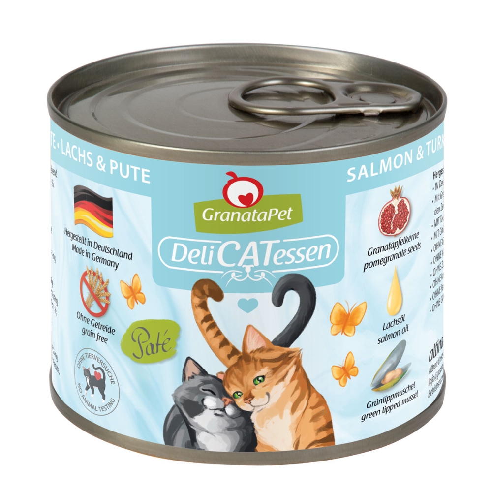 Bild 1 von GranataPet Delicatessen Dose Lachs & Pute  / (Variante) GranataPet Delicatessen Dose Lachs & Pute 800 g