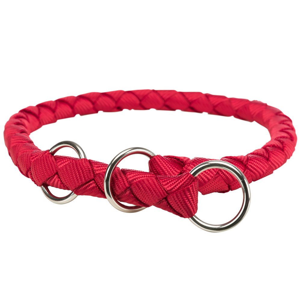 Bild 1 von Trixie Cavo Zug-Stopp-Halsband - rot  / (Variante) 35-41 cm/ø 12 mm