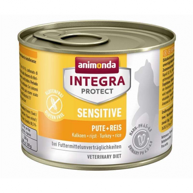 Bild 1 von Animonda Cat Dose Integra Protect Sensitiv Protein Pute & Reis 200g