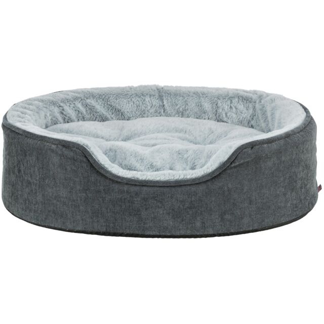 Bild 1 von Trixie Vital Bett Lino Soft, oval - grau/hellgrau  / (Variante) 60 × 45 cm