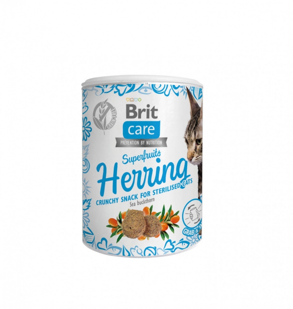Bild 1 von Brit Care Cat Snack Superfruits - Herring 100g