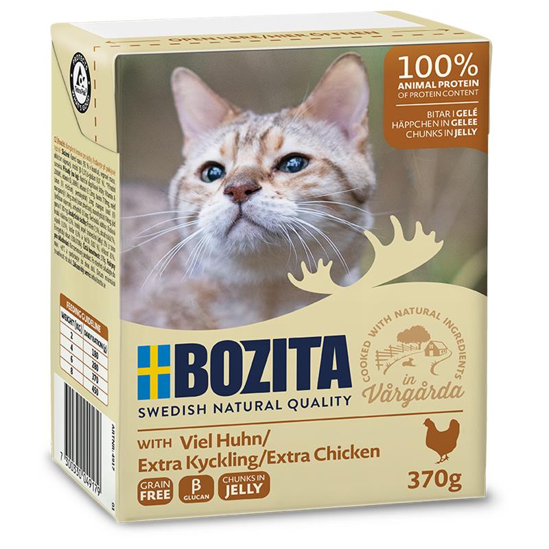 Bild 1 von Bozita Cat Tetra Recard Häppchen in Gelee mit viel Huhn 370g