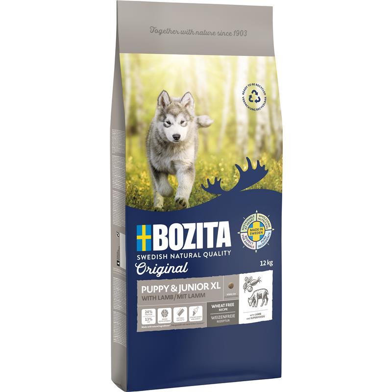 Bild 1 von Bozita Original Puppy & Junior Lamb XL  / (Variante) 12 kg