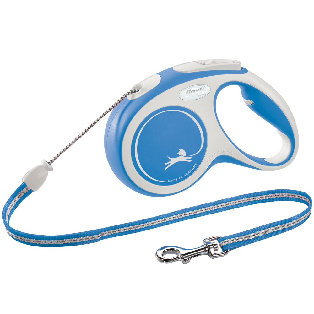 Bild 1 von FLEXI Rollleine New COMFORT Seil - 5m, bis 20kg  / (Variante) blau