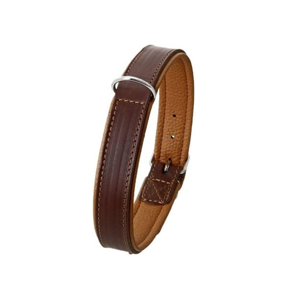 Bild 1 von Karlie Rondo Halsband unterlegt - Braun  / (Variante) 22 mm / 52 cm
