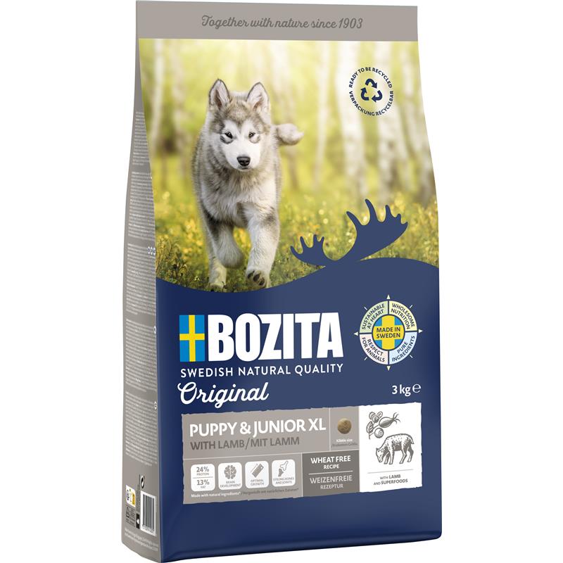 Bild 1 von Bozita Original Puppy & Junior Lamb XL  / (Variante) 3 kg