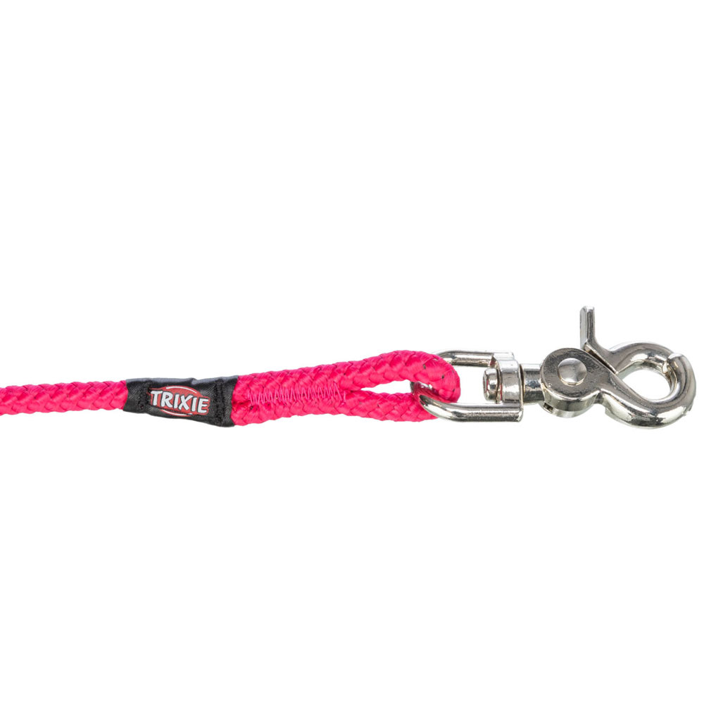 Bild 1 von Trixie Schleppleine, rund aus Segeltau mit Trigger Snap Hook - fuchsia