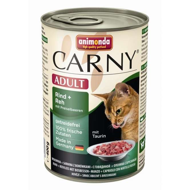 Bild 1 von Animonda Cat Dose Carny Adult Rind & Reh & Preiselbeeren  / (Variante) 400 g