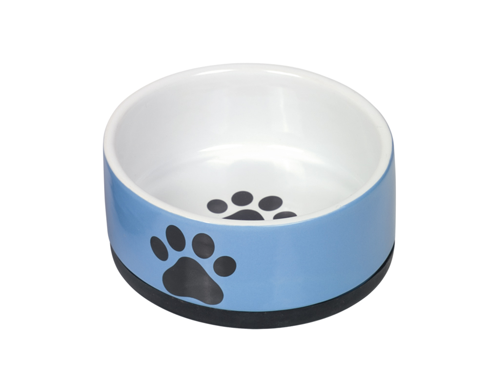 Bild 1 von Nobby Keramiknapf Paw - blau  / (Variante) 400 ml / Ø 14 x 6,5 cm