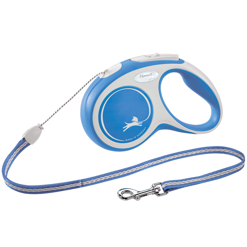 Bild 1 von FLEXI Rollleine New COMFORT Seil - 5m, bis 12kg  / (Variante) blau