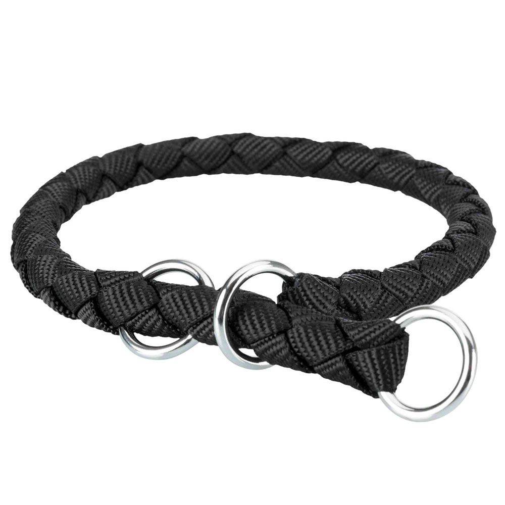Bild 1 von Trixie Cavo Zug-Stopp-Halsband - schwarz  / (Variante) 43-51 cm/ø 18 mm