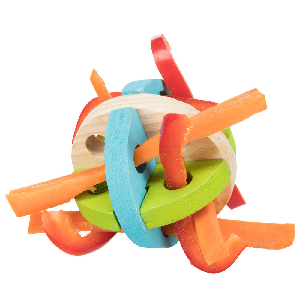 Bild 1 von Trixie Spiel- und Snackball aus Holz - 7,5 cm