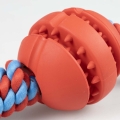 Bild 2 von Duvoplus Rubrop Zerrseil mit Ball - rot