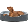 Bild 6 von Trixie Vital Bett Lino Soft, oval - grau/hellgrau  / (Variante) 110 × 92 cm