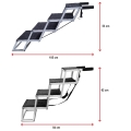 Bild 2 von Nobby Aluminium Falt-Treppe - 4-stufig