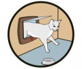 Bild 3 von Karlie CAT FLAP Katzentür  / (Variante) Weiß