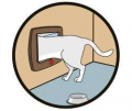 Bild 5 von Karlie CAT FLAP Katzentür  / (Variante) Grau