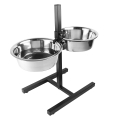 Bild 3 von Duvoplus höhenverstellbarer Doppelnapf-Ständer  / (Variante) 2x 1890ml / 47x27x52,5cm