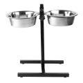 Bild 2 von Duvoplus höhenverstellbarer Doppelnapf-Ständer  / (Variante) 2x 1890ml / 47x27x52,5cm