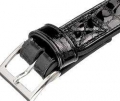 Bild 2 von Karlie BUFFALO KROKO Büffelleder-Halsband - Schwarz  / (Variante) 10 mm, 24 cm