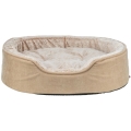 Bild 1 von Trixie Vital Bett Lino Soft, oval - beige/creme  / (Variante) 60 × 45 cm