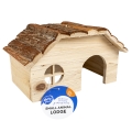 Bild 5 von Duvoplus Kleintierhaus mit Rindendach  / (Variante) 28 x 18 x 16cm