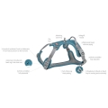 Bild 4 von Trixie Premium Active Geschirr - petrol  / (Variante) 60–75 cm/25 mm